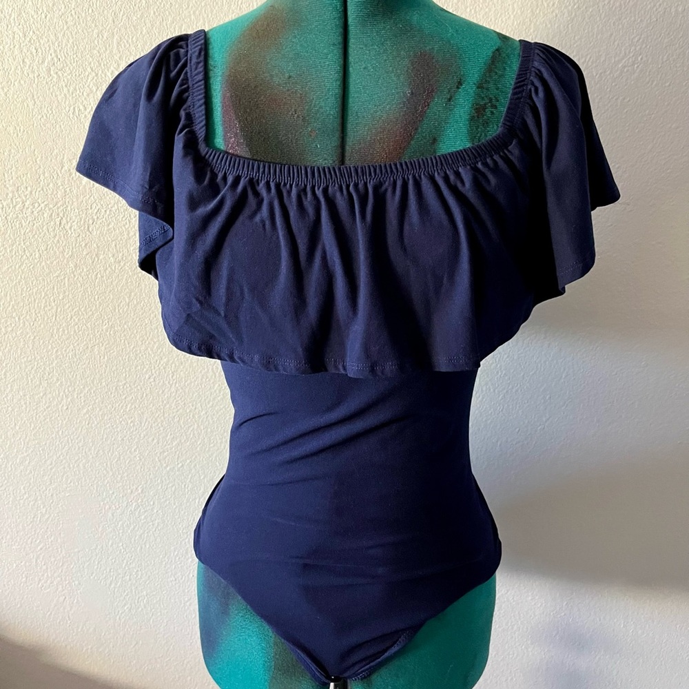Ruffle Top Bodysuit